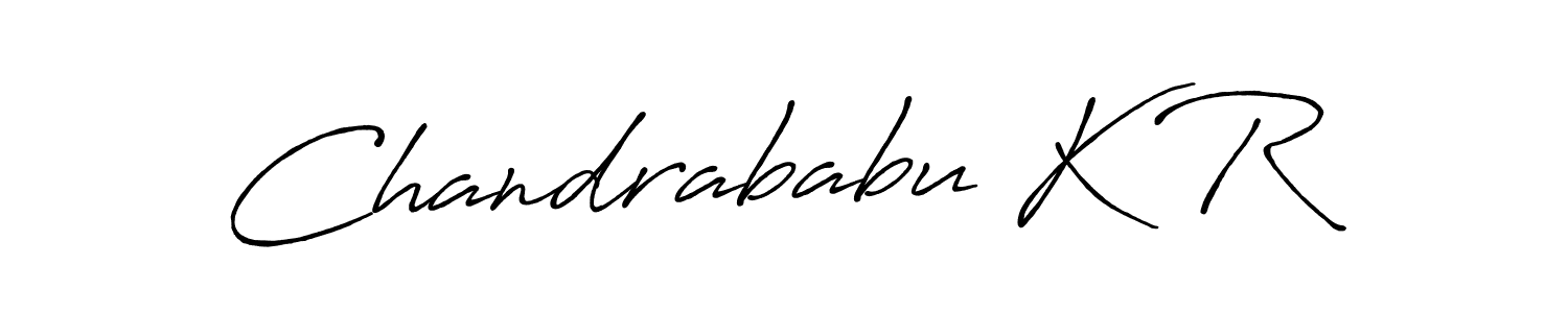 You should practise on your own different ways (Antro_Vectra_Bolder) to write your name (Chandrababu K R) in signature. don't let someone else do it for you. Chandrababu K R signature style 7 images and pictures png