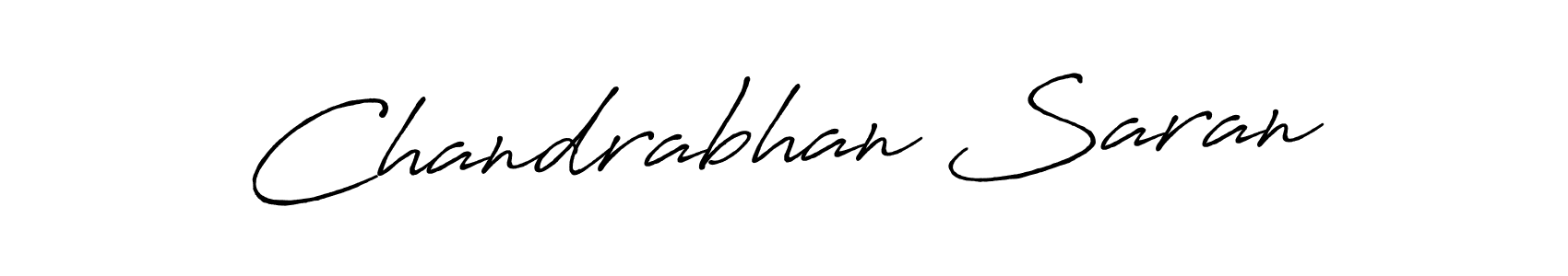 Make a beautiful signature design for name Chandrabhan Saran. With this signature (Antro_Vectra_Bolder) style, you can create a handwritten signature for free. Chandrabhan Saran signature style 7 images and pictures png