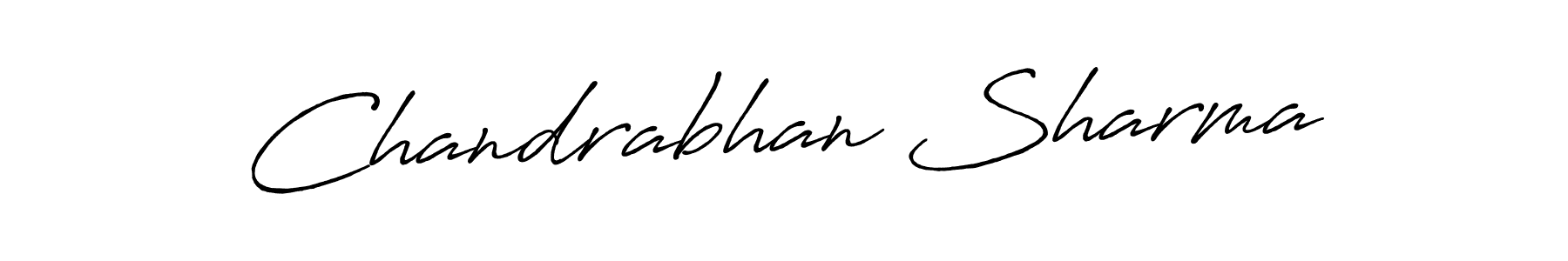 Chandrabhan Sharma stylish signature style. Best Handwritten Sign (Antro_Vectra_Bolder) for my name. Handwritten Signature Collection Ideas for my name Chandrabhan Sharma. Chandrabhan Sharma signature style 7 images and pictures png