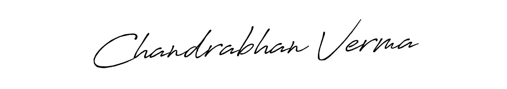 Use a signature maker to create a handwritten signature online. With this signature software, you can design (Antro_Vectra_Bolder) your own signature for name Chandrabhan Verma. Chandrabhan Verma signature style 7 images and pictures png