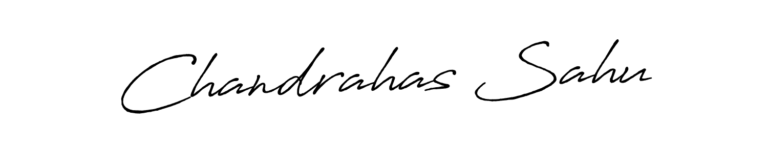 Chandrahas Sahu stylish signature style. Best Handwritten Sign (Antro_Vectra_Bolder) for my name. Handwritten Signature Collection Ideas for my name Chandrahas Sahu. Chandrahas Sahu signature style 7 images and pictures png