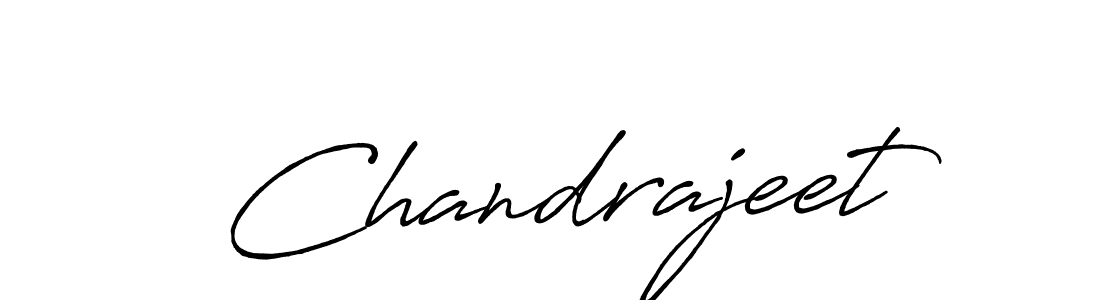 Also we have Chandrajeet name is the best signature style. Create professional handwritten signature collection using Antro_Vectra_Bolder autograph style. Chandrajeet signature style 7 images and pictures png