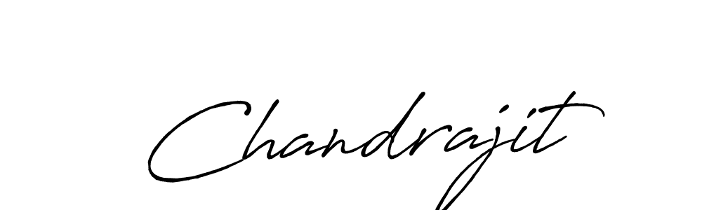 Create a beautiful signature design for name Chandrajit. With this signature (Antro_Vectra_Bolder) fonts, you can make a handwritten signature for free. Chandrajit signature style 7 images and pictures png