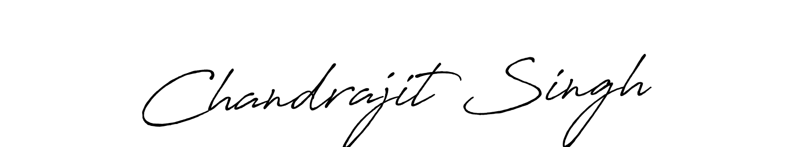 Create a beautiful signature design for name Chandrajit Singh. With this signature (Antro_Vectra_Bolder) fonts, you can make a handwritten signature for free. Chandrajit Singh signature style 7 images and pictures png