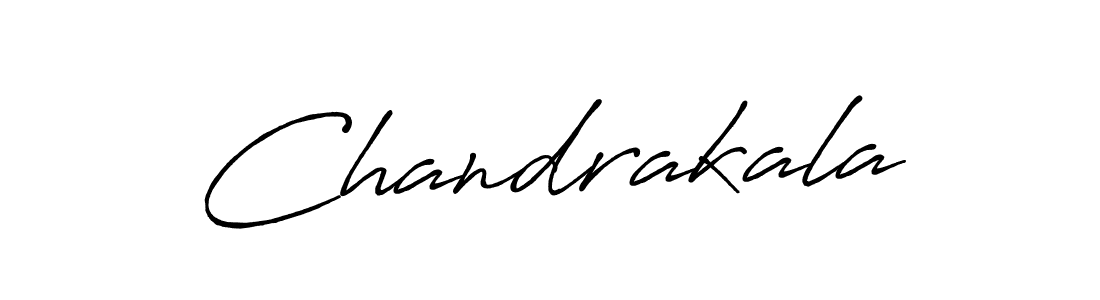 Design your own signature with our free online signature maker. With this signature software, you can create a handwritten (Antro_Vectra_Bolder) signature for name Chandrakala. Chandrakala signature style 7 images and pictures png