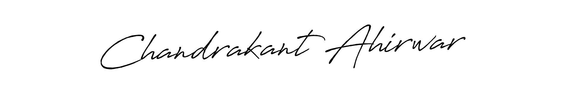 Make a beautiful signature design for name Chandrakant Ahirwar. Use this online signature maker to create a handwritten signature for free. Chandrakant Ahirwar signature style 7 images and pictures png