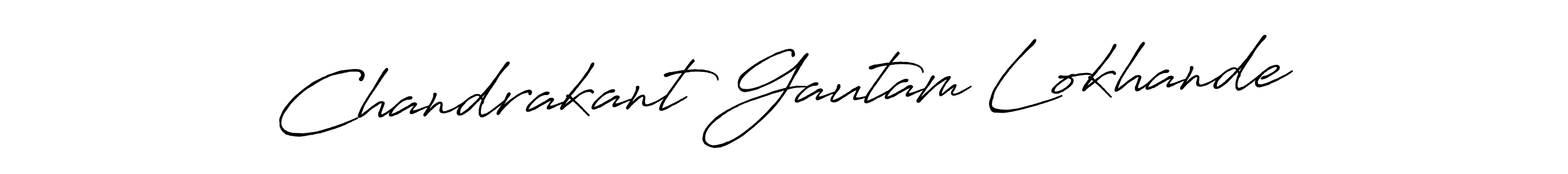 How to Draw Chandrakant Gautam Lokhande signature style? Antro_Vectra_Bolder is a latest design signature styles for name Chandrakant Gautam Lokhande. Chandrakant Gautam Lokhande signature style 7 images and pictures png