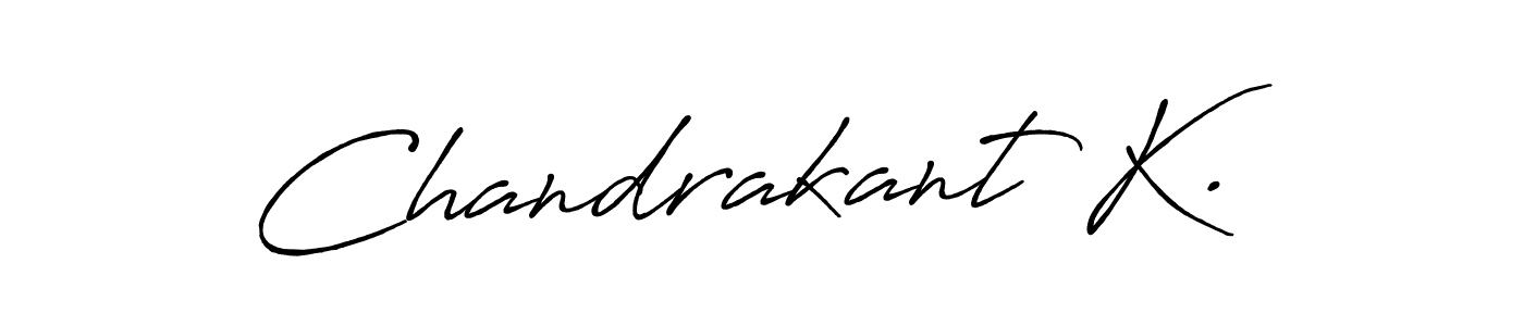 Chandrakant K. stylish signature style. Best Handwritten Sign (Antro_Vectra_Bolder) for my name. Handwritten Signature Collection Ideas for my name Chandrakant K.. Chandrakant K. signature style 7 images and pictures png