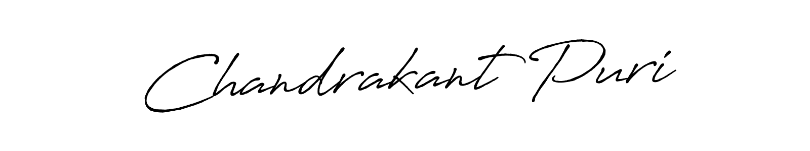 Chandrakant Puri stylish signature style. Best Handwritten Sign (Antro_Vectra_Bolder) for my name. Handwritten Signature Collection Ideas for my name Chandrakant Puri. Chandrakant Puri signature style 7 images and pictures png