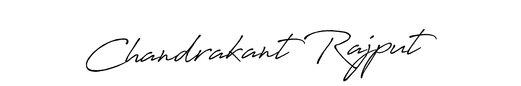 Make a beautiful signature design for name Chandrakant Rajput. With this signature (Antro_Vectra_Bolder) style, you can create a handwritten signature for free. Chandrakant Rajput signature style 7 images and pictures png