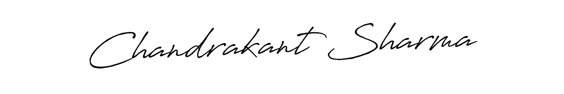 Use a signature maker to create a handwritten signature online. With this signature software, you can design (Antro_Vectra_Bolder) your own signature for name Chandrakant Sharma. Chandrakant Sharma signature style 7 images and pictures png