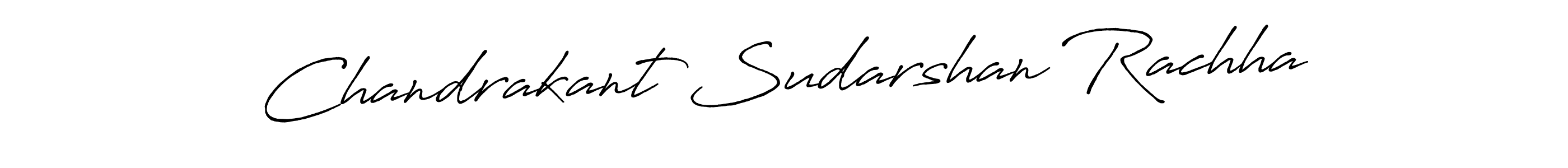 Design your own signature with our free online signature maker. With this signature software, you can create a handwritten (Antro_Vectra_Bolder) signature for name Chandrakant Sudarshan Rachha. Chandrakant Sudarshan Rachha signature style 7 images and pictures png