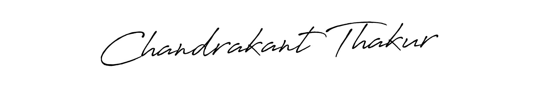 How to make Chandrakant Thakur signature? Antro_Vectra_Bolder is a professional autograph style. Create handwritten signature for Chandrakant Thakur name. Chandrakant Thakur signature style 7 images and pictures png