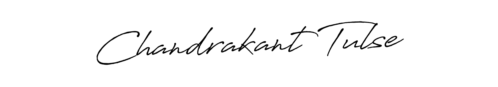 How to make Chandrakant Tulse signature? Antro_Vectra_Bolder is a professional autograph style. Create handwritten signature for Chandrakant Tulse name. Chandrakant Tulse signature style 7 images and pictures png