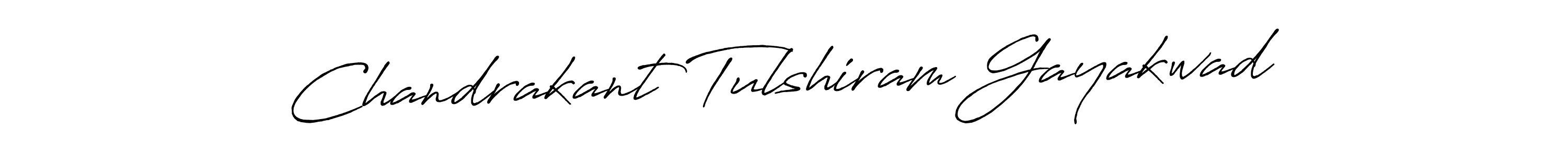 Make a beautiful signature design for name Chandrakant Tulshiram Gayakwad. Use this online signature maker to create a handwritten signature for free. Chandrakant Tulshiram Gayakwad signature style 7 images and pictures png