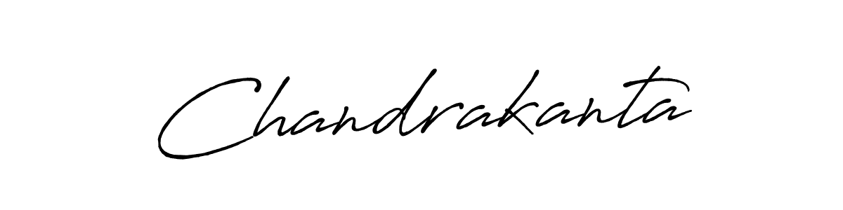 Use a signature maker to create a handwritten signature online. With this signature software, you can design (Antro_Vectra_Bolder) your own signature for name Chandrakanta. Chandrakanta signature style 7 images and pictures png