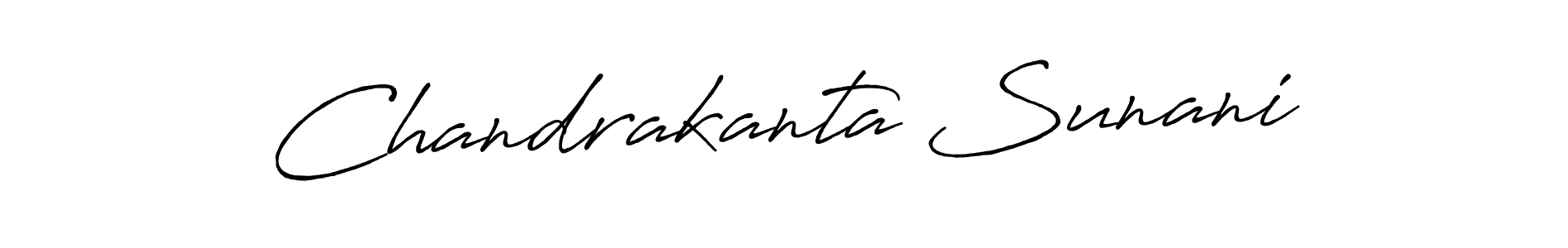 Make a beautiful signature design for name Chandrakanta Sunani. Use this online signature maker to create a handwritten signature for free. Chandrakanta Sunani signature style 7 images and pictures png