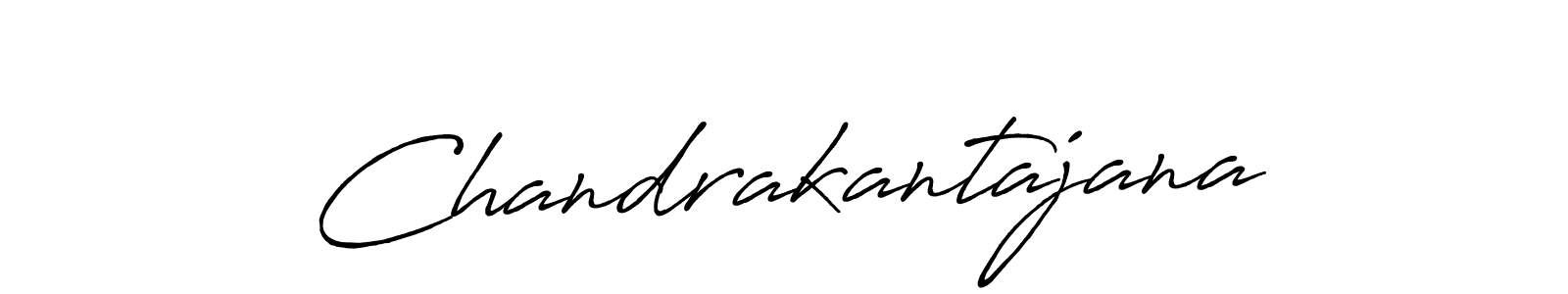 Make a beautiful signature design for name Chandrakantajana. With this signature (Antro_Vectra_Bolder) style, you can create a handwritten signature for free. Chandrakantajana signature style 7 images and pictures png