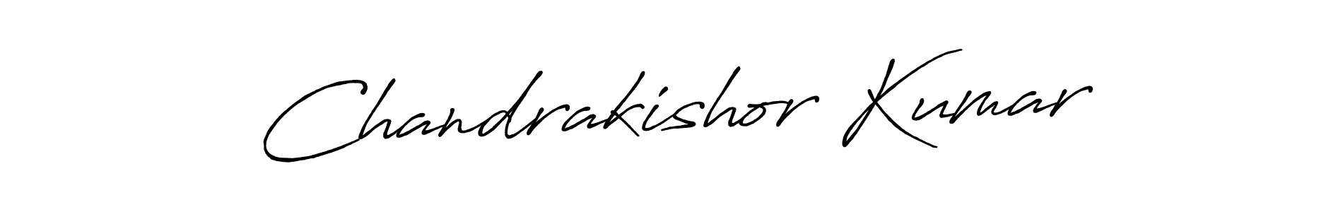 Also we have Chandrakishor Kumar name is the best signature style. Create professional handwritten signature collection using Antro_Vectra_Bolder autograph style. Chandrakishor Kumar signature style 7 images and pictures png