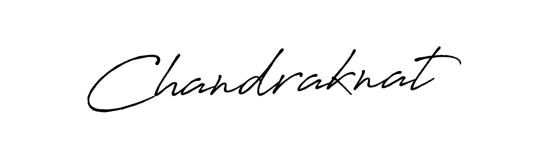 Make a beautiful signature design for name Chandraknat. With this signature (Antro_Vectra_Bolder) style, you can create a handwritten signature for free. Chandraknat signature style 7 images and pictures png