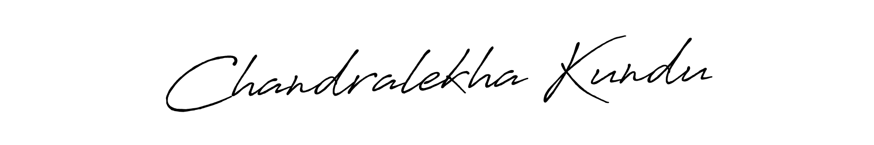 Design your own signature with our free online signature maker. With this signature software, you can create a handwritten (Antro_Vectra_Bolder) signature for name Chandralekha Kundu. Chandralekha Kundu signature style 7 images and pictures png