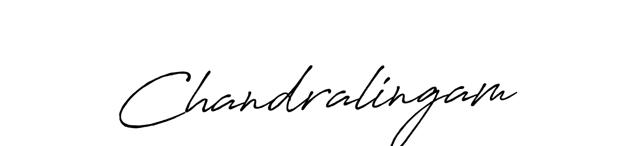 Create a beautiful signature design for name Chandralingam. With this signature (Antro_Vectra_Bolder) fonts, you can make a handwritten signature for free. Chandralingam signature style 7 images and pictures png