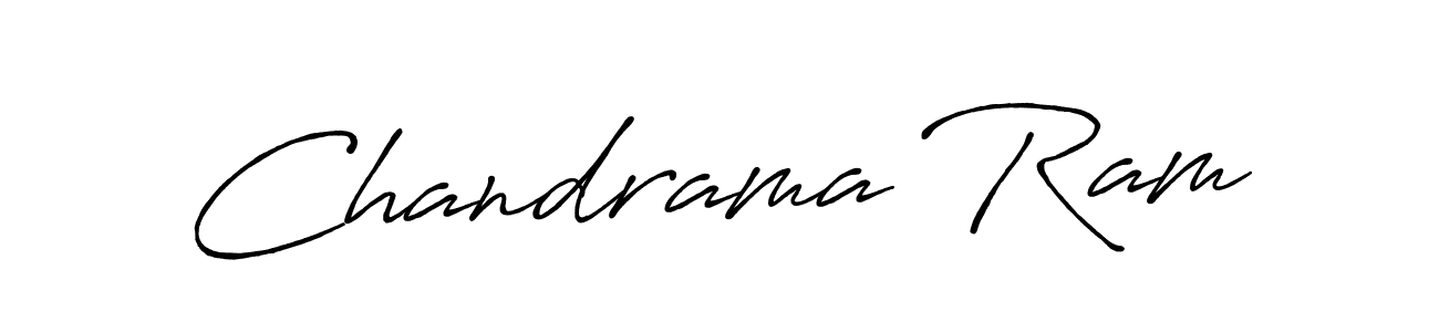 You should practise on your own different ways (Antro_Vectra_Bolder) to write your name (Chandrama Ram) in signature. don't let someone else do it for you. Chandrama Ram signature style 7 images and pictures png