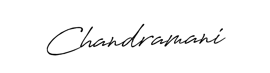 Also we have Chandramani name is the best signature style. Create professional handwritten signature collection using Antro_Vectra_Bolder autograph style. Chandramani signature style 7 images and pictures png