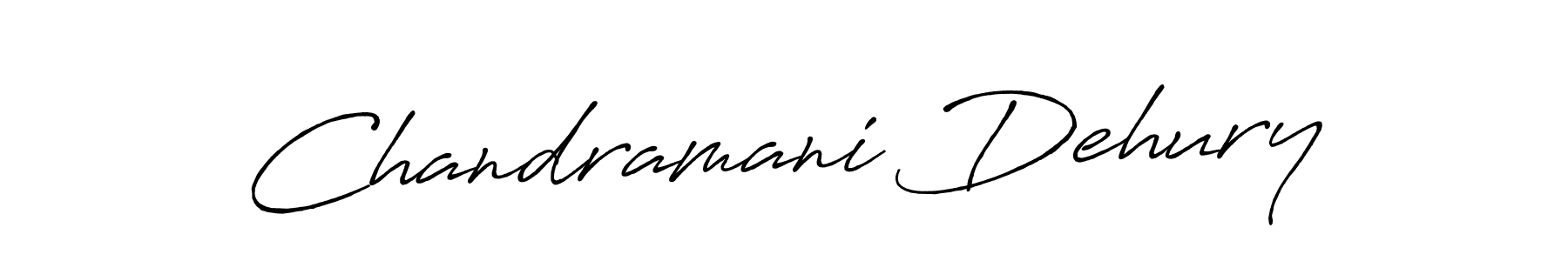 Use a signature maker to create a handwritten signature online. With this signature software, you can design (Antro_Vectra_Bolder) your own signature for name Chandramani Dehury. Chandramani Dehury signature style 7 images and pictures png