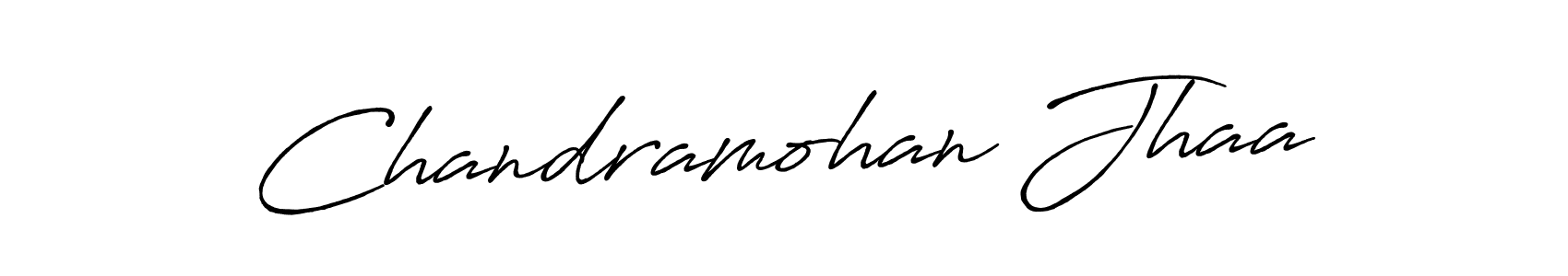 How to make Chandramohan Jhaa signature? Antro_Vectra_Bolder is a professional autograph style. Create handwritten signature for Chandramohan Jhaa name. Chandramohan Jhaa signature style 7 images and pictures png