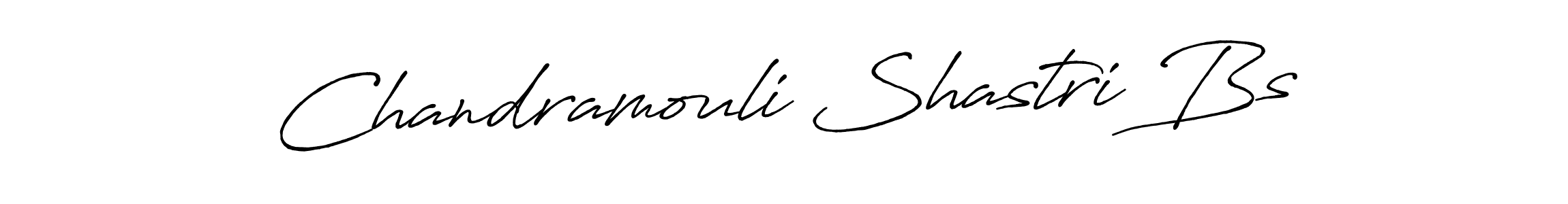 Design your own signature with our free online signature maker. With this signature software, you can create a handwritten (Antro_Vectra_Bolder) signature for name Chandramouli Shastri Bs. Chandramouli Shastri Bs signature style 7 images and pictures png