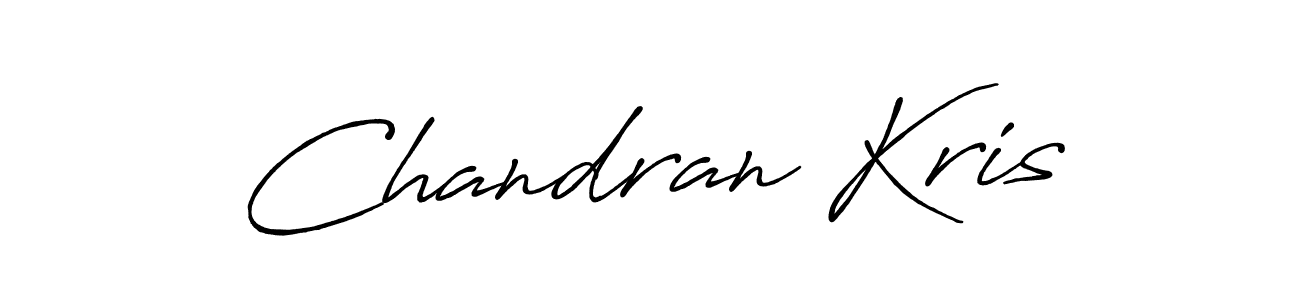 Make a short Chandran Kris signature style. Manage your documents anywhere anytime using Antro_Vectra_Bolder. Create and add eSignatures, submit forms, share and send files easily. Chandran Kris signature style 7 images and pictures png