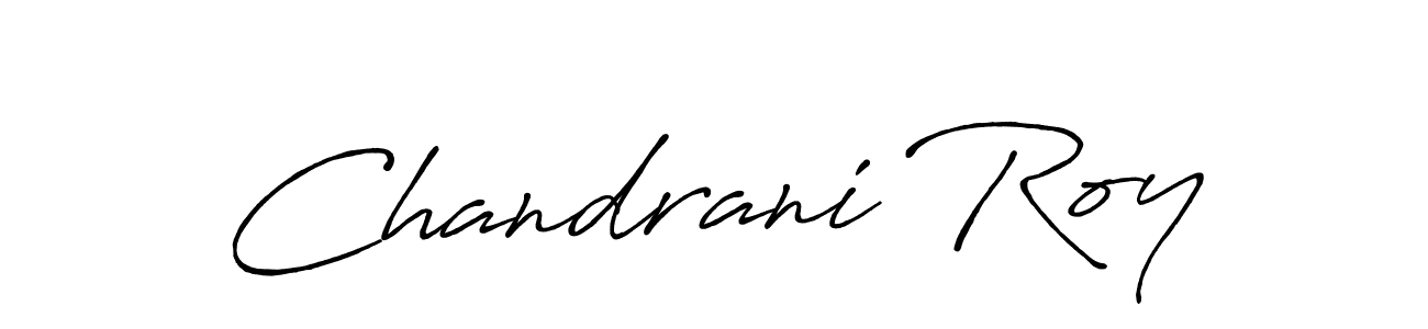 Similarly Antro_Vectra_Bolder is the best handwritten signature design. Signature creator online .You can use it as an online autograph creator for name Chandrani Roy. Chandrani Roy signature style 7 images and pictures png