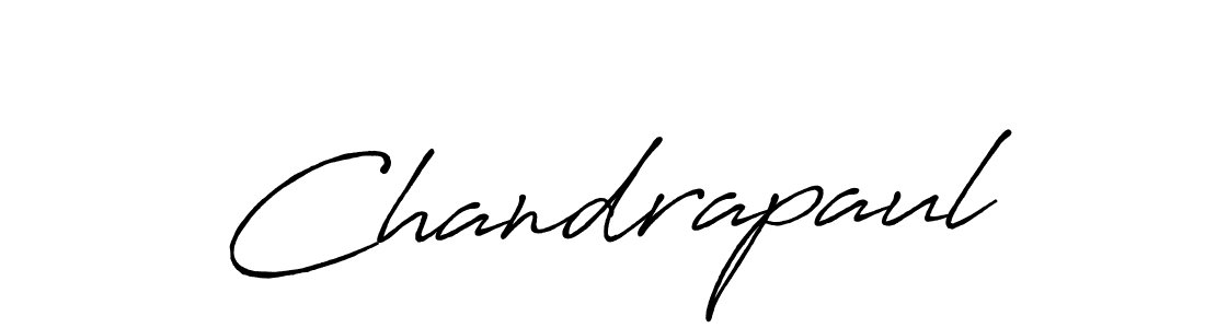 Use a signature maker to create a handwritten signature online. With this signature software, you can design (Antro_Vectra_Bolder) your own signature for name Chandrapaul. Chandrapaul signature style 7 images and pictures png