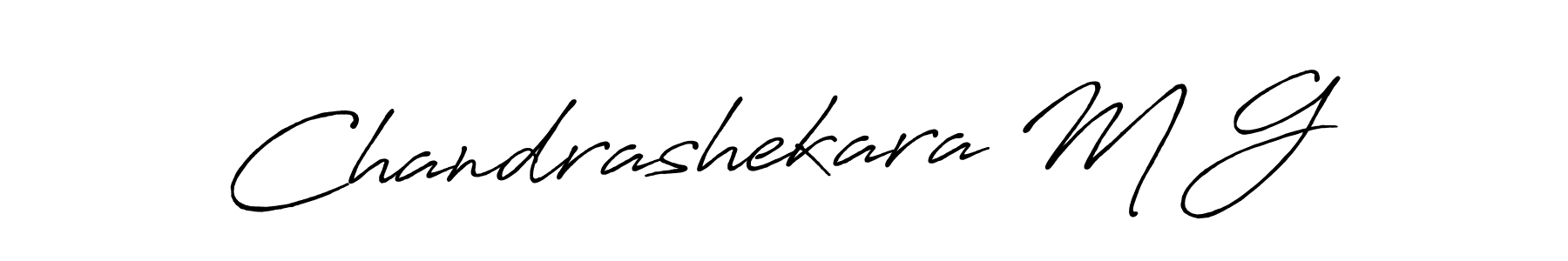 Similarly Antro_Vectra_Bolder is the best handwritten signature design. Signature creator online .You can use it as an online autograph creator for name Chandrashekara M G. Chandrashekara M G signature style 7 images and pictures png