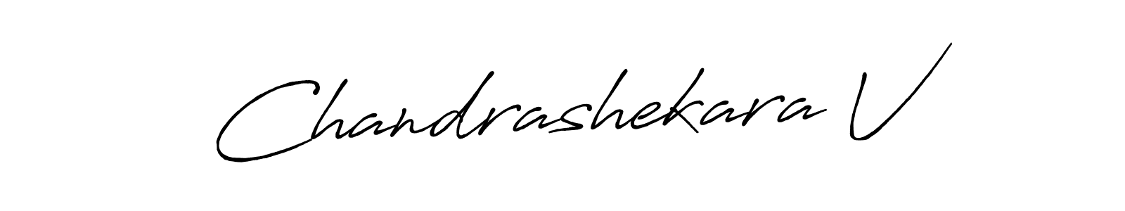 Also You can easily find your signature by using the search form. We will create Chandrashekara V name handwritten signature images for you free of cost using Antro_Vectra_Bolder sign style. Chandrashekara V signature style 7 images and pictures png