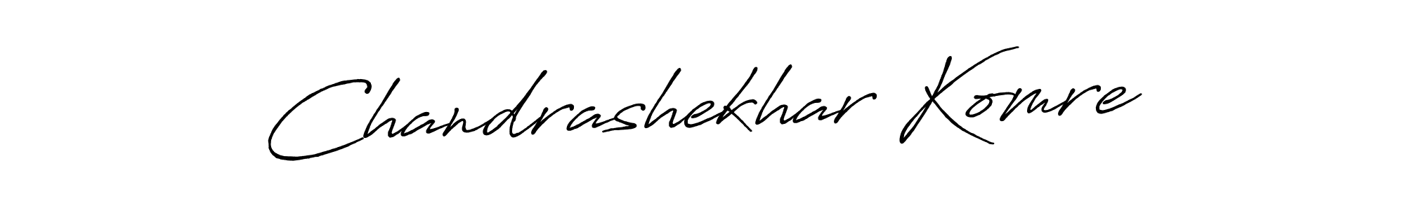 Use a signature maker to create a handwritten signature online. With this signature software, you can design (Antro_Vectra_Bolder) your own signature for name Chandrashekhar Komre. Chandrashekhar Komre signature style 7 images and pictures png