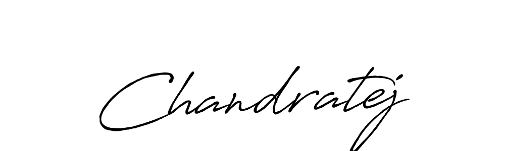 Create a beautiful signature design for name Chandratej. With this signature (Antro_Vectra_Bolder) fonts, you can make a handwritten signature for free. Chandratej signature style 7 images and pictures png