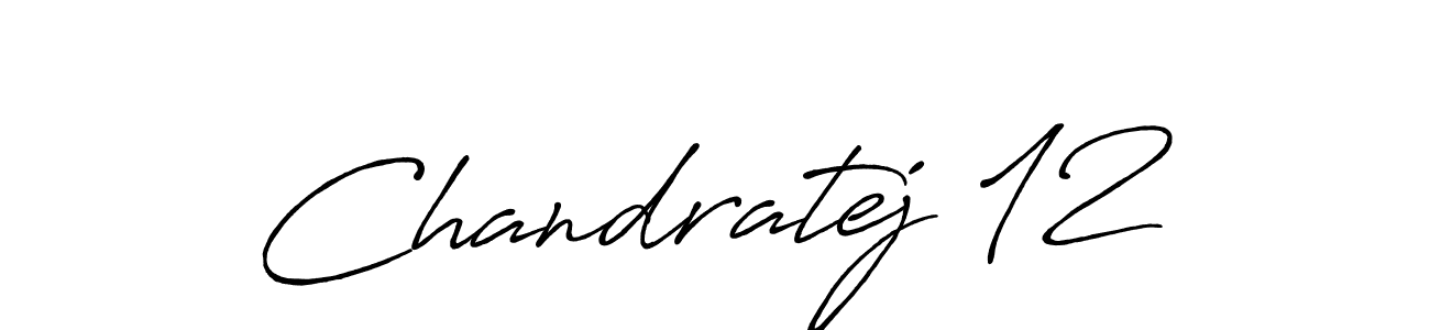 Create a beautiful signature design for name Chandratej 12. With this signature (Antro_Vectra_Bolder) fonts, you can make a handwritten signature for free. Chandratej 12 signature style 7 images and pictures png