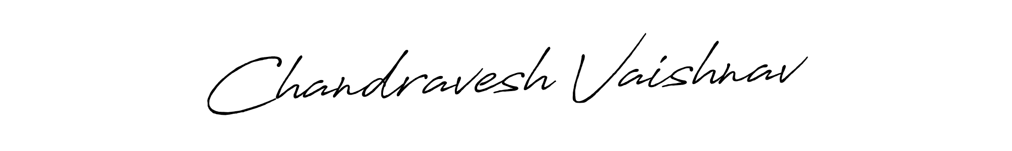 Also we have Chandravesh Vaishnav name is the best signature style. Create professional handwritten signature collection using Antro_Vectra_Bolder autograph style. Chandravesh Vaishnav signature style 7 images and pictures png