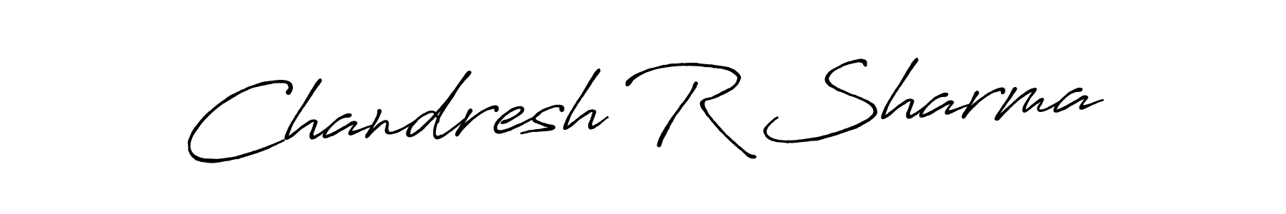 Also we have Chandresh R Sharma name is the best signature style. Create professional handwritten signature collection using Antro_Vectra_Bolder autograph style. Chandresh R Sharma signature style 7 images and pictures png