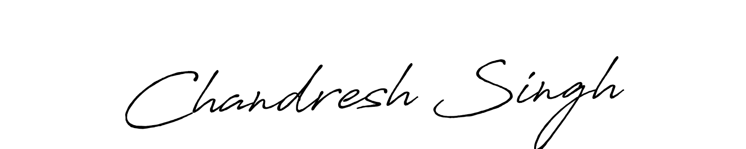 Chandresh Singh stylish signature style. Best Handwritten Sign (Antro_Vectra_Bolder) for my name. Handwritten Signature Collection Ideas for my name Chandresh Singh. Chandresh Singh signature style 7 images and pictures png