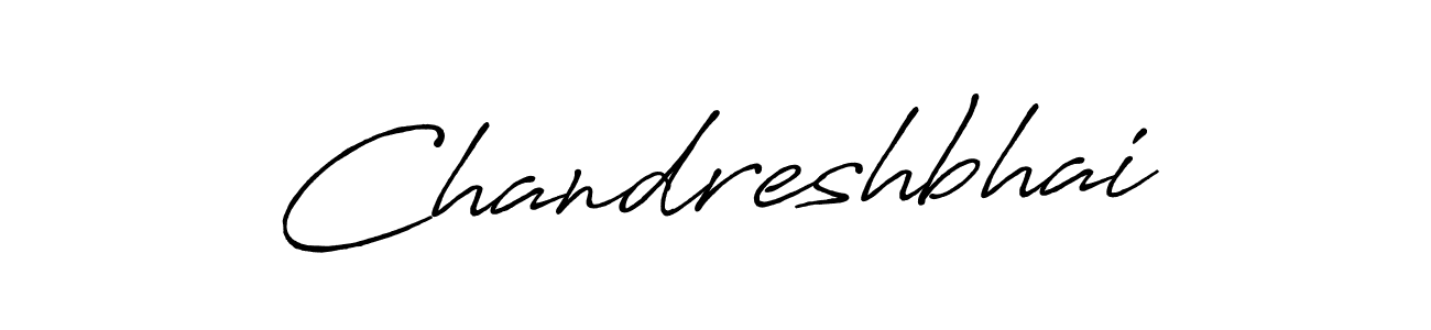 Also we have Chandreshbhai name is the best signature style. Create professional handwritten signature collection using Antro_Vectra_Bolder autograph style. Chandreshbhai signature style 7 images and pictures png