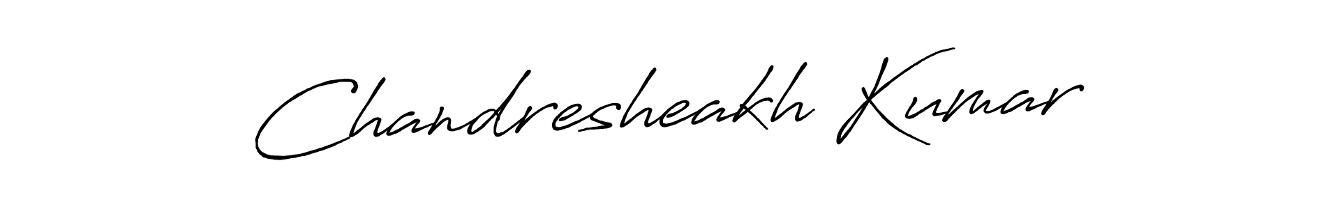 Design your own signature with our free online signature maker. With this signature software, you can create a handwritten (Antro_Vectra_Bolder) signature for name Chandresheakh Kumar. Chandresheakh Kumar signature style 7 images and pictures png