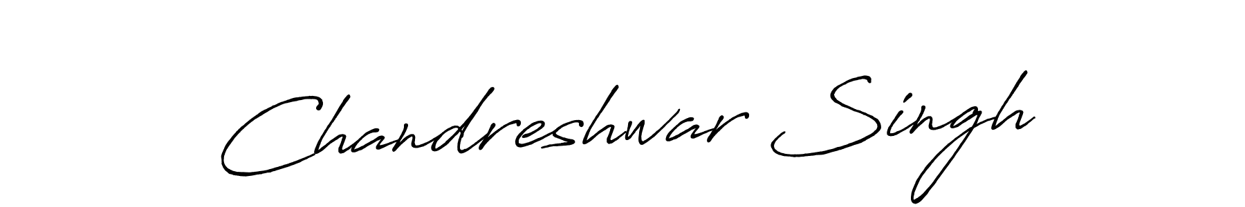Chandreshwar Singh stylish signature style. Best Handwritten Sign (Antro_Vectra_Bolder) for my name. Handwritten Signature Collection Ideas for my name Chandreshwar Singh. Chandreshwar Singh signature style 7 images and pictures png