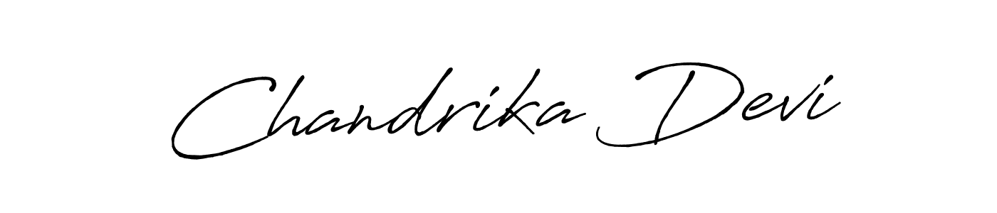 Also You can easily find your signature by using the search form. We will create Chandrika Devi name handwritten signature images for you free of cost using Antro_Vectra_Bolder sign style. Chandrika Devi signature style 7 images and pictures png
