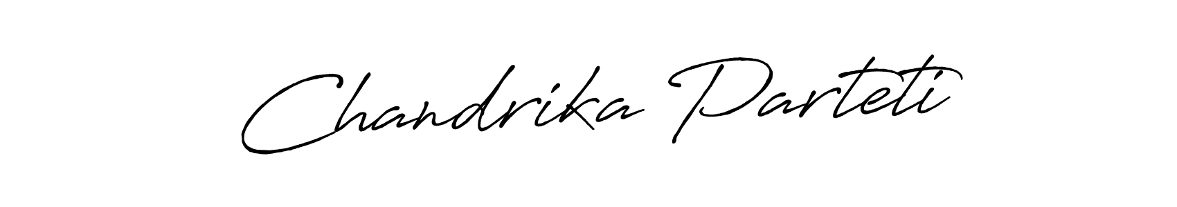 Once you've used our free online signature maker to create your best signature Antro_Vectra_Bolder style, it's time to enjoy all of the benefits that Chandrika Parteti name signing documents. Chandrika Parteti signature style 7 images and pictures png