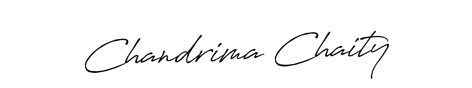 Chandrima Chaity stylish signature style. Best Handwritten Sign (Antro_Vectra_Bolder) for my name. Handwritten Signature Collection Ideas for my name Chandrima Chaity. Chandrima Chaity signature style 7 images and pictures png