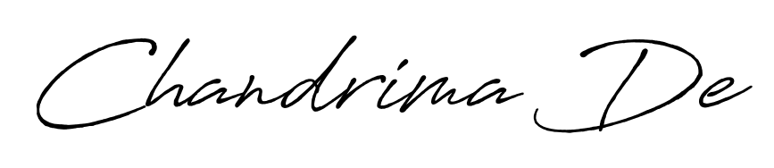 An effortless, minimalist signature concept for Chandrima De using Antro_Vectra_Bolder design. Clean lines that look great on any document. Chandrima De signature style 7 images and pictures png