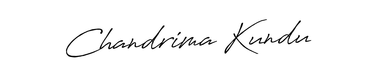 Use a signature maker to create a handwritten signature online. With this signature software, you can design (Antro_Vectra_Bolder) your own signature for name Chandrima Kundu. Chandrima Kundu signature style 7 images and pictures png